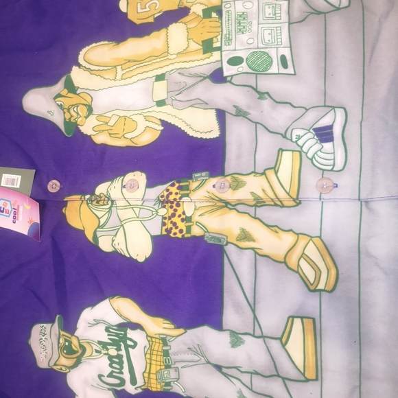 New Vintage 90's  cool silk shirt - Picture 5 of 11